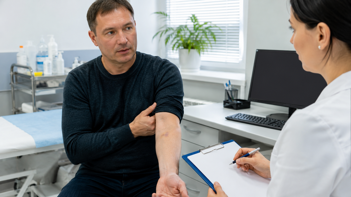 Легкі тілесні ушкодження — фіксація синців і звернення за допомогою