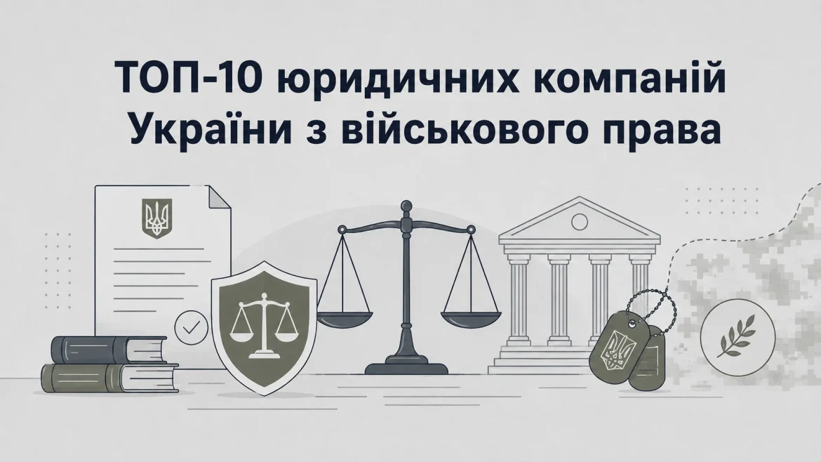 ТОП-10 юридичних компаній України з військового права у 2026 році